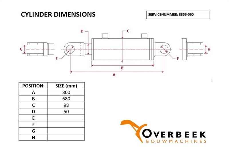Atlas - Tilt cylinder/Kippzylinder/Nijgcilinder - Hidráulica: foto 4 Atlas - Tilt cylinder/Kippzylinder/Nijgcilinder - Hidráulica: foto 4