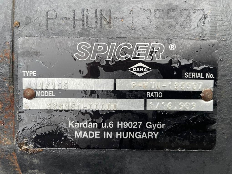 Locação financeira de Hitachi ZW95LSD-Spicer Dana 111/155-Axle/Achse/As Hitachi ZW95LSD-Spicer Dana 111/155-Axle/Achse/As: foto 7