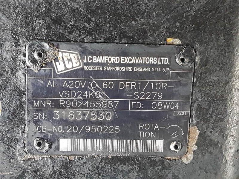 JCB 426E AGRI HT-20/950225-ALA20VO60-Load sensing pump - Hidráulica para Máquina de construção: foto 5 JCB 426E AGRI HT-20/950225-ALA20VO60-Load sensing pump - Hidráulica para Máquina de construção: foto 5