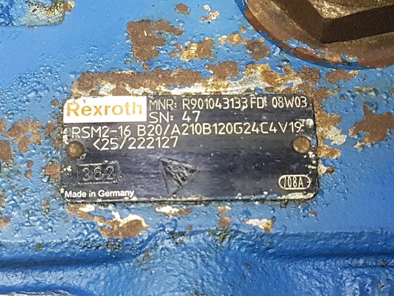 JCB 426E AGRI HT-Rexroth RSM2-16B20-Valve/Ventile - Hidráulica para Máquina de construção: foto 5 JCB 426E AGRI HT-Rexroth RSM2-16B20-Valve/Ventile - Hidráulica para Máquina de construção: foto 5