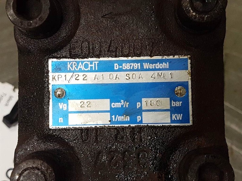 Kracht KP1/22A10AS0A - Gearpump/Zahnradpumpe - Hidráulica para Máquina de construção: foto 4 Kracht KP1/22A10AS0A - Gearpump/Zahnradpumpe - Hidráulica para Máquina de construção: foto 4
