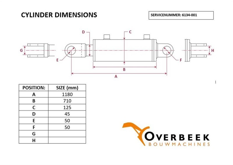 Kramer 320 - Tilt cylinder/Kippzylinder/Nijgcilinder - Hidráulica: foto 4 Kramer 320 - Tilt cylinder/Kippzylinder/Nijgcilinder - Hidráulica: foto 4
