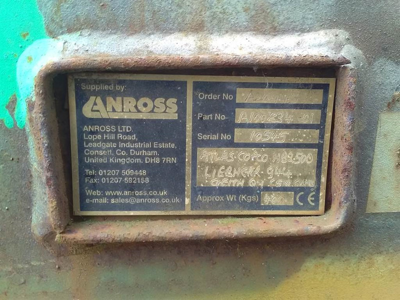Liebherr 944-Atlas copco HB2500-Adaptor plate/Quick coupler - Acoplamento rápido: foto 2 Liebherr 944-Atlas copco HB2500-Adaptor plate/Quick coupler - Acoplamento rápido: foto 2