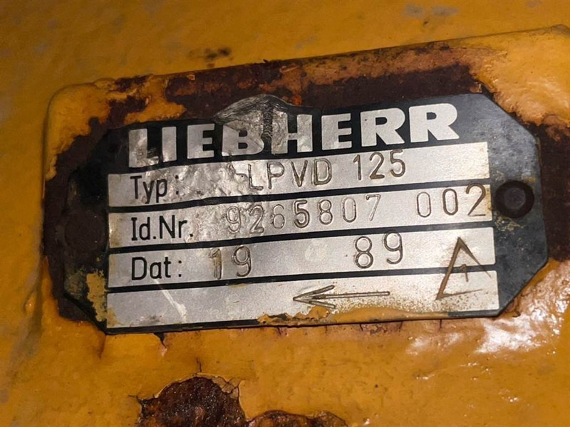 Hidráulica para Máquina de construção Liebherr R942-9265807-LPVD125-Load sensing pump: foto 9