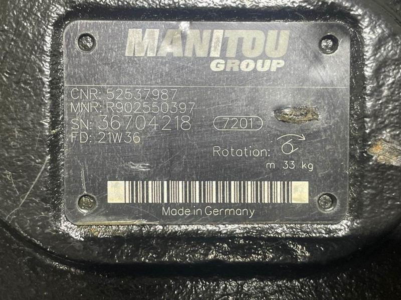 Manitou MLT635/741/940-52537987-Drive pump/Fahrpumpe - Hidráulica para Máquina de construção: foto 5 Manitou MLT635/741/940-52537987-Drive pump/Fahrpumpe - Hidráulica para Máquina de construção: foto 5