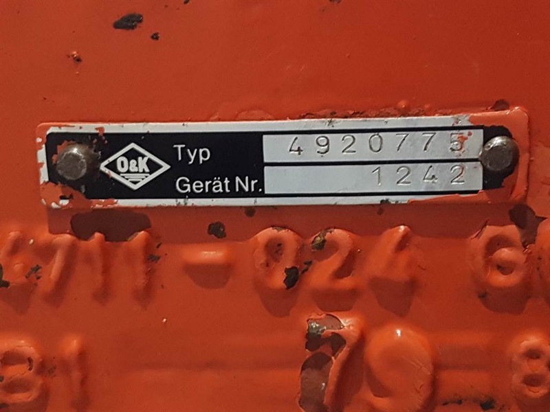 O & K L15B - 4920775 - Axle/Achse/As - Eixo e peças para Máquina de construção: foto 5 O & K L15B - 4920775 - Axle/Achse/As - Eixo e peças para Máquina de construção: foto 5