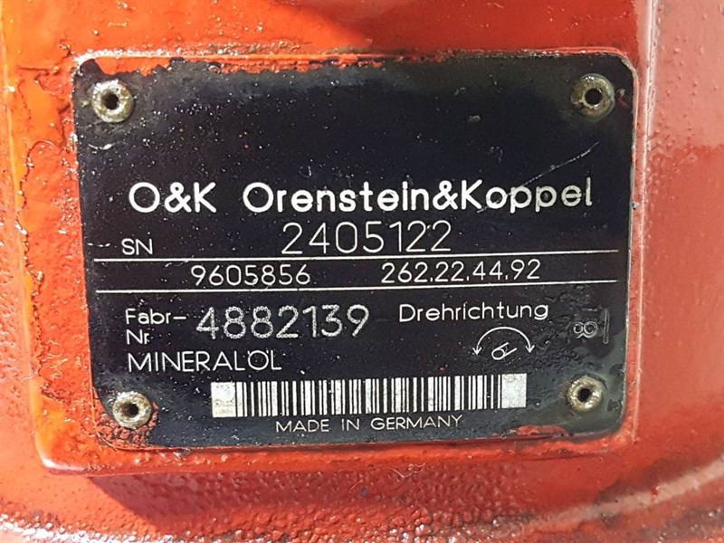 O & K L6/L6.3/L6.5/L8/L8.5-2405122-Drive motor/Fahrmotor - Hidráulica para Máquina de construção: foto 5 O & K L6/L6.3/L6.5/L8/L8.5-2405122-Drive motor/Fahrmotor - Hidráulica para Máquina de construção: foto 5