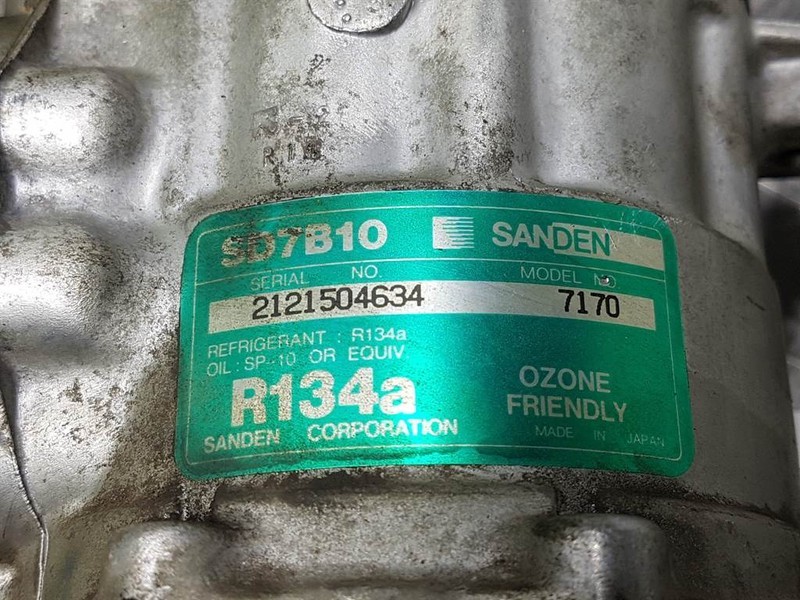 SANDEN SD7B10-7170-Compressor/Kompressor/Aircopomp - Compressor de ar condicionado para Máquina de construção: foto 4 SANDEN SD7B10-7170-Compressor/Kompressor/Aircopomp - Compressor de ar condicionado para Máquina de construção: foto 4