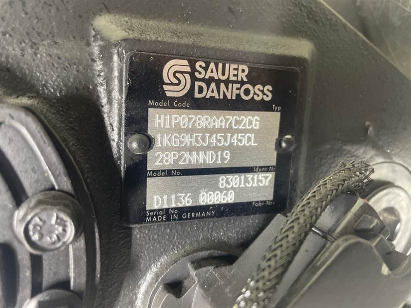 Sauer Danfoss H1P078R-83013157-Drive pump/Fahrpumpe/Rijpomp - Hidráulica para Máquina de construção: foto 4 Sauer Danfoss H1P078R-83013157-Drive pump/Fahrpumpe/Rijpomp - Hidráulica para Máquina de construção: foto 4