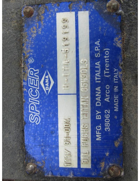 Spicer Dana 111/91-004 - Axle/Achse/As - Eixo e peças para Máquina de construção: foto 3 Spicer Dana 111/91-004 - Axle/Achse/As - Eixo e peças para Máquina de construção: foto 3