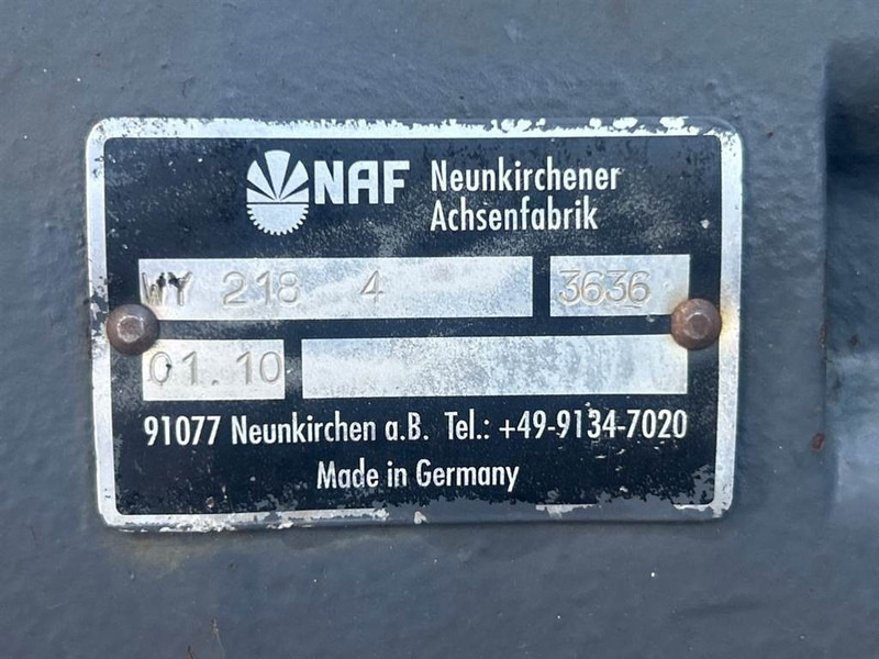 Terex TW150-NAF WY218-4-6021845 / 6030604-Axle/Achse/As - Eixo e peças para Máquina de construção: foto 5 Terex TW150-NAF WY218-4-6021845 / 6030604-Axle/Achse/As - Eixo e peças para Máquina de construção: foto 5