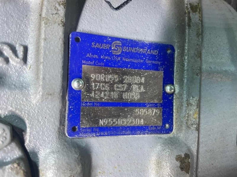 WACKER NEUSON 1000198547-Sauer Danfoss 90R055-Drive pump/Rijpomp - Hidráulica para Máquina de construção: foto 5 WACKER NEUSON 1000198547-Sauer Danfoss 90R055-Drive pump/Rijpomp - Hidráulica para Máquina de construção: foto 5