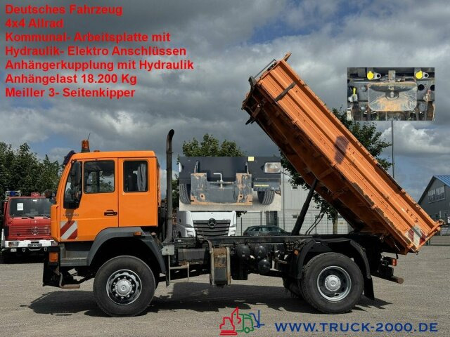 MAN LE 18.280 4x4 Winterdienst- Kommunalplatte + AHK - Camião basculante: foto 1 MAN LE 18.280 4x4 Winterdienst- Kommunalplatte + AHK - Camião basculante: foto 1