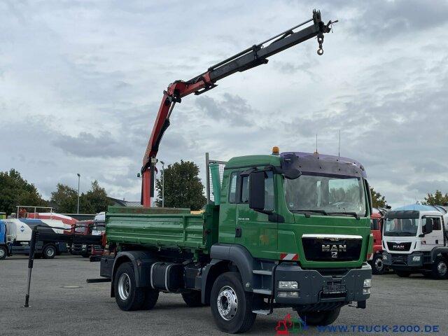 MAN TGS 18.320 Meiller Kipper-Palfinger Kran-1. Hand - Camião basculante, Camião grua: foto 5 MAN TGS 18.320 Meiller Kipper-Palfinger Kran-1. Hand - Camião basculante, Camião grua: foto 5