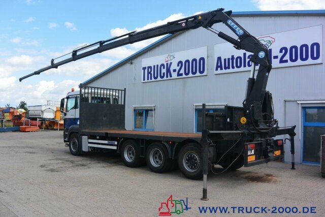 Camião de caixa aberta/ Plataforma, Camião grua MAN TGS 35.400 8x4 Effer 250 6S Höhe 23,5m NL:16,3T: foto 6