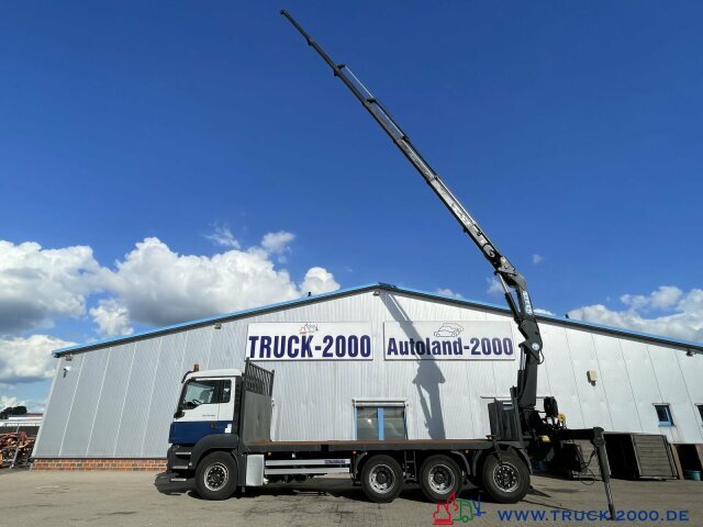 Camião de caixa aberta/ Plataforma, Camião grua MAN TGS 35.400 8x4 Effer 250 6S Höhe 23,5m NL:16,3T: foto 14