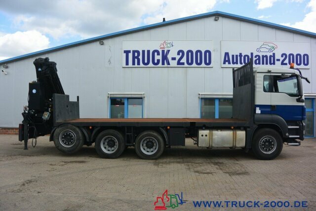 Camião de caixa aberta/ Plataforma, Camião grua MAN TGS 35.400 8x4 Effer 250 6S Höhe 23,5m NL:16,3T: foto 11