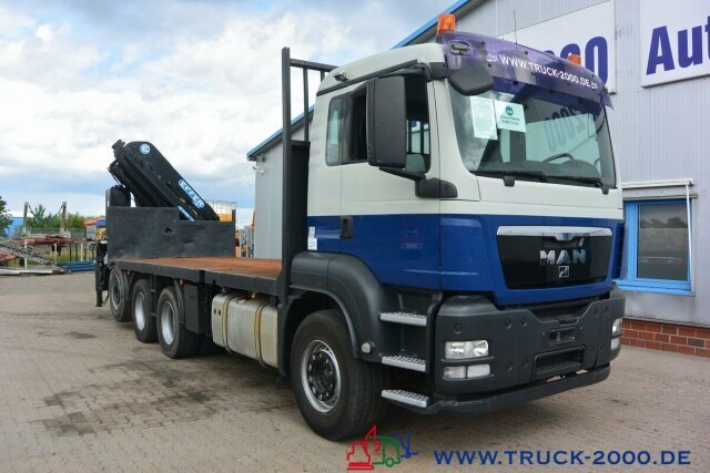 Camião de caixa aberta/ Plataforma, Camião grua MAN TGS 35.400 8x4 Effer 250 6S Höhe 23,5m NL:16,3T: foto 10