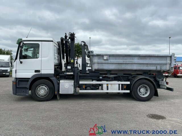 Mercedes-Benz 1841L Abroller + Kran + FB 7.6m=1.2 t. - Camião polibenne, Camião grua: foto 3 Mercedes-Benz 1841L Abroller + Kran + FB 7.6m=1.2 t. - Camião polibenne, Camião grua: foto 3