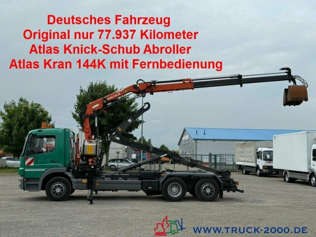 Mercedes-Benz 2024 Atlas Abroller Atlas Kran FB Nur77.937 KM - Camião polibenne, Camião grua: foto 1 Mercedes-Benz 2024 Atlas Abroller Atlas Kran FB Nur77.937 KM - Camião polibenne, Camião grua: foto 1