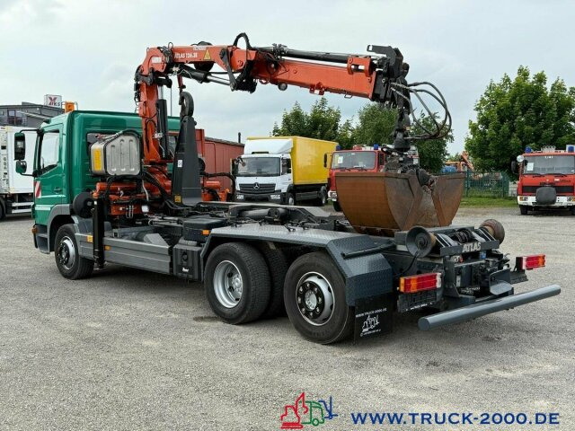 Camião polibenne, Camião grua Mercedes-Benz 2024 Atlas Abroller Atlas Kran FB Nur77.937 KM: foto 12