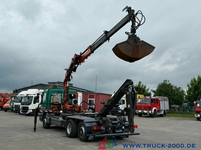 Camião polibenne, Camião grua Mercedes-Benz 2024 Atlas Abroller Atlas Kran FB Nur77.937 KM: foto 15