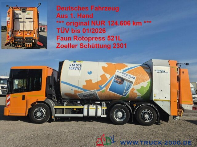 Mercedes-Benz 2635 NGE Faun Rotopress 521L Zoeller Schüttung - Caminhão de lixo: foto 1 Mercedes-Benz 2635 NGE Faun Rotopress 521L Zoeller Schüttung - Caminhão de lixo: foto 1