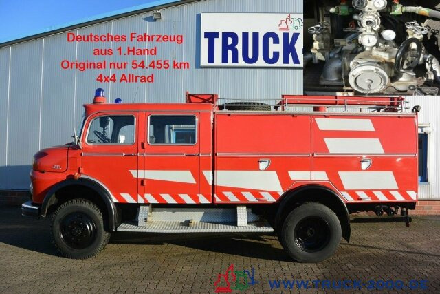 Mercedes-Benz LAF 1113 Metz Feuerwehr TLF16 Pumpe+2400 l Tank - Camião furgão: foto 1 Mercedes-Benz LAF 1113 Metz Feuerwehr TLF16 Pumpe+2400 l Tank - Camião furgão: foto 1