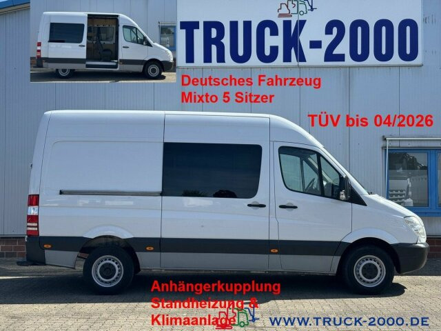 Mercedes-Benz Sprinter 213 Mixto 5 Sitzer Klima Standhzg. AHK - Furgão compacto: foto 1 Mercedes-Benz Sprinter 213 Mixto 5 Sitzer Klima Standhzg. AHK - Furgão compacto: foto 1