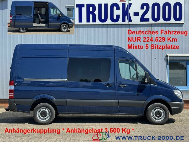 Mercedes-Benz Sprinter 316 Mixto 5 Sitzer Klima + AHK 3.500 Kg - Furgão: foto 1 Mercedes-Benz Sprinter 316 Mixto 5 Sitzer Klima + AHK 3.500 Kg - Furgão: foto 1