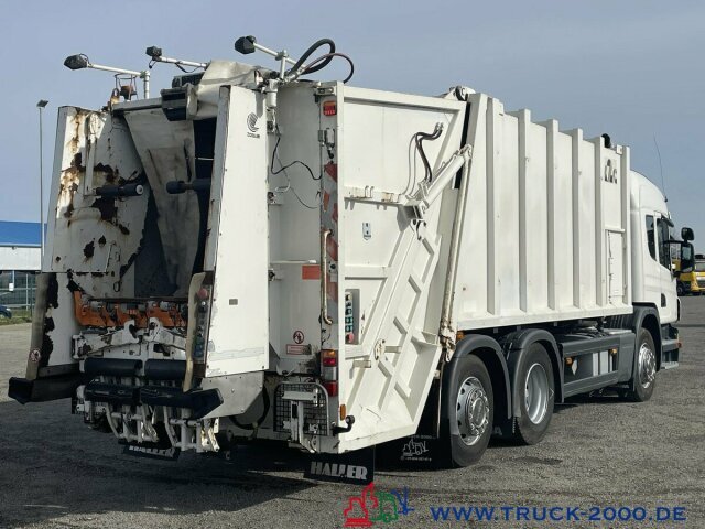 Caminhão de lixo para transporte de lixo Scania P320 Haller 21m³ Schüttung C-Trace Ident.4 Sitze: foto 13