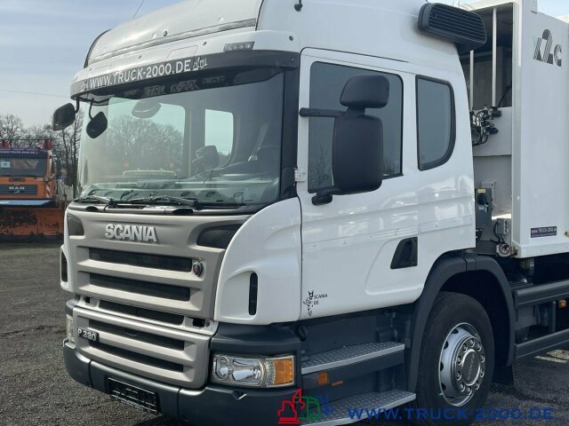 Caminhão de lixo para transporte de lixo Scania P320 Haller 21m³ Schüttung C-Trace Ident.4 Sitze: foto 7