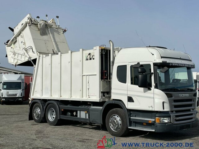 Caminhão de lixo para transporte de lixo Scania P320 Haller 21m³ Schüttung C-Trace Ident.4 Sitze: foto 11