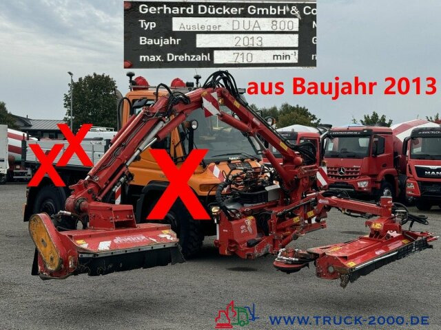 Unimog Dücker Mähkombination RSM Mäher Ausleger DUA800 - Limpa bermas: foto 1 Unimog Dücker Mähkombination RSM Mäher Ausleger DUA800 - Limpa bermas: foto 1