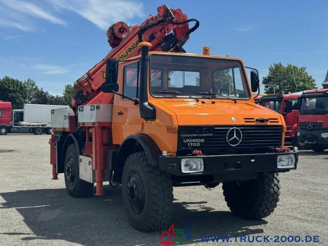 Unimog U1700 Kran PK16000 + Jib Höhe 22,50m + Winde - Camião grua: foto 2 Unimog U1700 Kran PK16000 + Jib Höhe 22,50m + Winde - Camião grua: foto 2