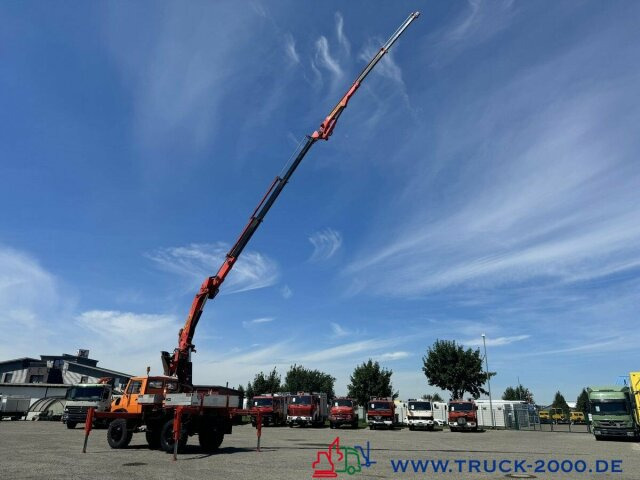 Unimog U1700 Kran PK16000 + Jib Höhe 22,50m + Winde - Camião grua: foto 3 Unimog U1700 Kran PK16000 + Jib Höhe 22,50m + Winde - Camião grua: foto 3