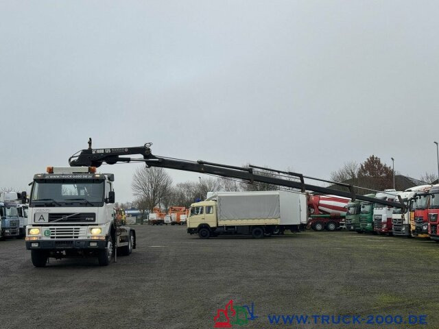 Camião polibenne, Camião grua Volvo 340 HIAB Kran 11,9m=790kg 5+6 Steuerkreis Klima: foto 12