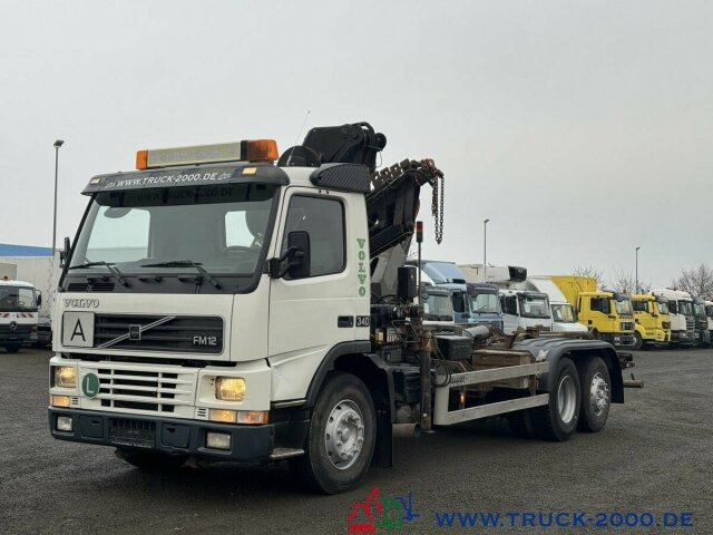 Camião polibenne, Camião grua Volvo 340 HIAB Kran 11,9m=790kg 5+6 Steuerkreis Klima: foto 14