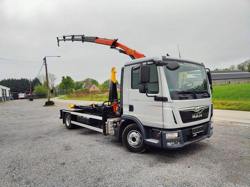 MAN TGL 12.250 City-Abroller Container + Palfinger PK5001 Remote - Camião polibenne, Camião grua: foto 2 MAN TGL 12.250 City-Abroller Container + Palfinger PK5001 Remote - Camião polibenne, Camião grua: foto 2