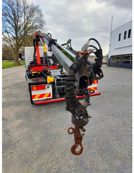 Camião polibenne, Camião grua MAN TGL 12.250 Containersysteem Jimeca met kraan Palfinger PK4501: foto 6