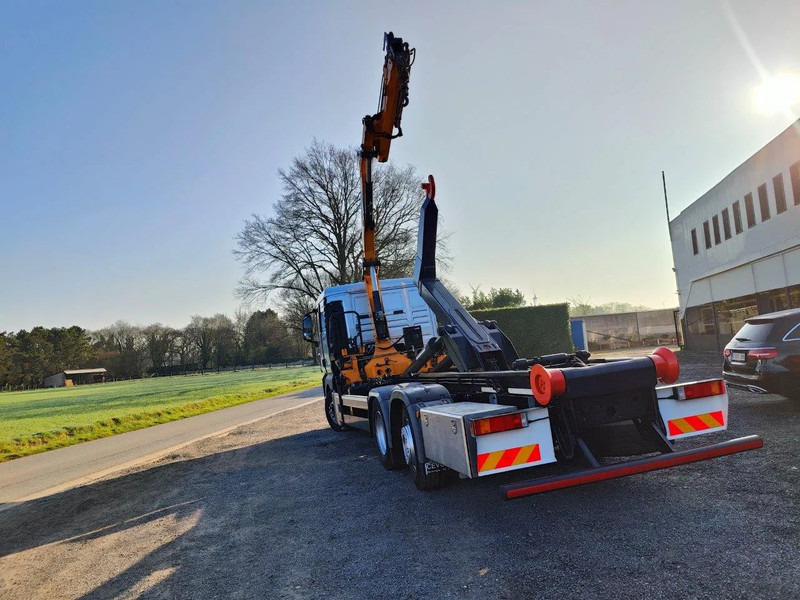 MAN TGX 26.400 6x2 Euro5 Container LEEBUR + Crane Effer 145 - Camião polibenne, Camião grua: foto 3 MAN TGX 26.400 6x2 Euro5 Container LEEBUR + Crane Effer 145 - Camião polibenne, Camião grua: foto 3