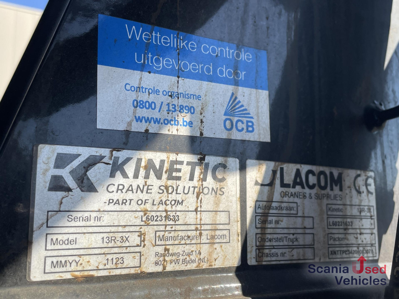 PACTON PACTON TPL.342 CB LIFT AXLE KINETIC 13R-3X CRANE - Reboque plataforma/ Caixa aberta: foto 5 PACTON PACTON TPL.342 CB LIFT AXLE KINETIC 13R-3X CRANE - Reboque plataforma/ Caixa aberta: foto 5