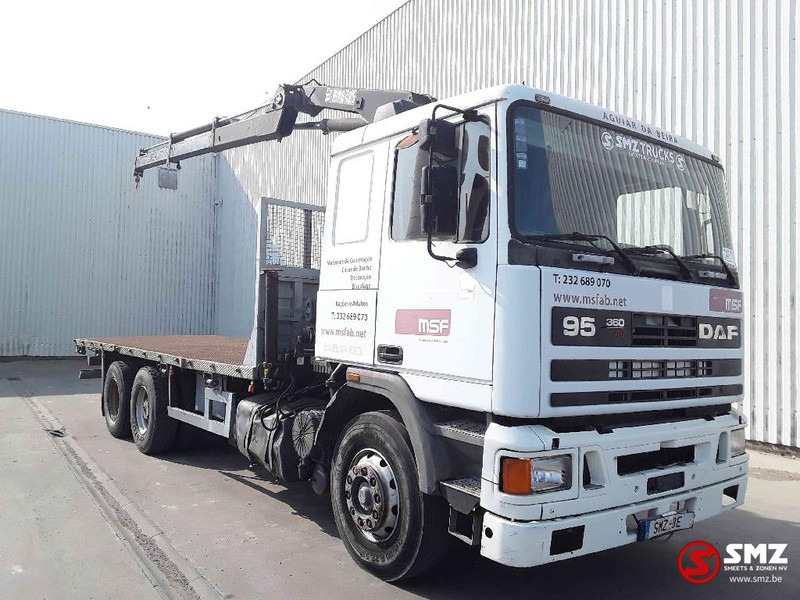 DAF 95 360 ATI lames hiab 125 Steel top - Camião de caixa aberta/ Plataforma, Camião grua: foto 1 DAF 95 360 ATI lames hiab 125 Steel top - Camião de caixa aberta/ Plataforma, Camião grua: foto 1