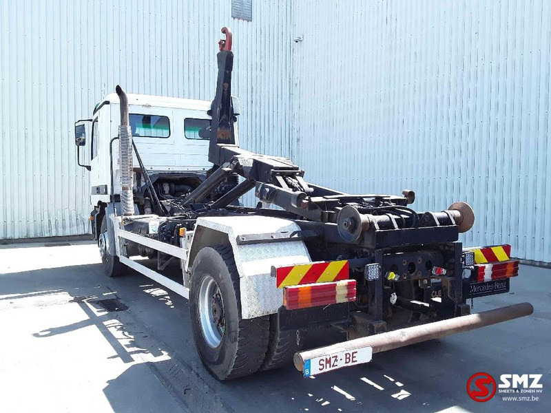 Camião transportador de contêineres/ Caixa móvel Mercedes-Benz Actros 1831 manual lames airco belgium truck: foto 9