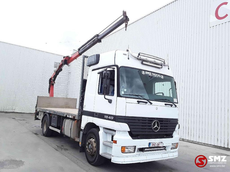 Mercedes-Benz Actros 1840 Palfinger pk7501 remote - Camião de caixa aberta/ Plataforma, Camião grua: foto 1 Mercedes-Benz Actros 1840 Palfinger pk7501 remote - Camião de caixa aberta/ Plataforma, Camião grua: foto 1