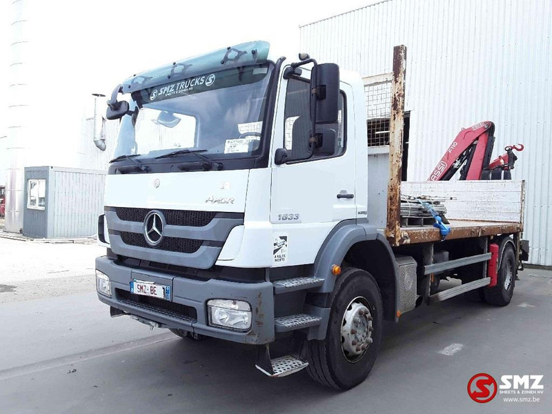 Mercedes-Benz Axor 1833 Fassi f 110a 284000km airco TOP condition - Camião de caixa aberta/ Plataforma, Camião grua: foto 3 Mercedes-Benz Axor 1833 Fassi f 110a 284000km airco TOP condition - Camião de caixa aberta/ Plataforma, Camião grua: foto 3