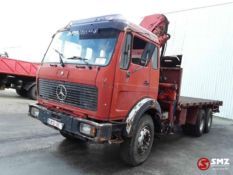 Mercedes-Benz SK 2635 6x4 +marrel 1703 - Camião de caixa aberta/ Plataforma, Camião grua: foto 3 Mercedes-Benz SK 2635 6x4 +marrel 1703 - Camião de caixa aberta/ Plataforma, Camião grua: foto 3