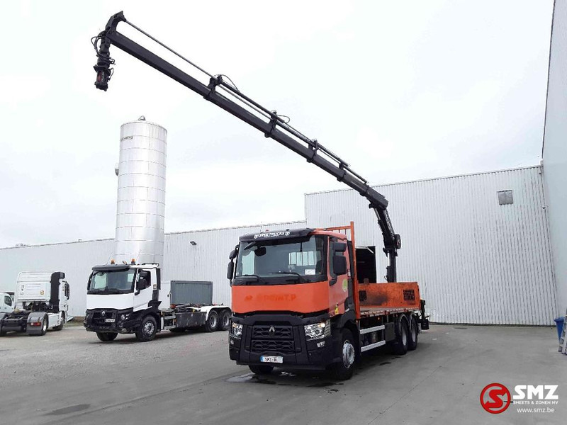 Renault C 430 Hiab 188_es 5+remote - Camião de caixa aberta/ Plataforma, Camião grua: foto 3 Renault C 430 Hiab 188_es 5+remote - Camião de caixa aberta/ Plataforma, Camião grua: foto 3