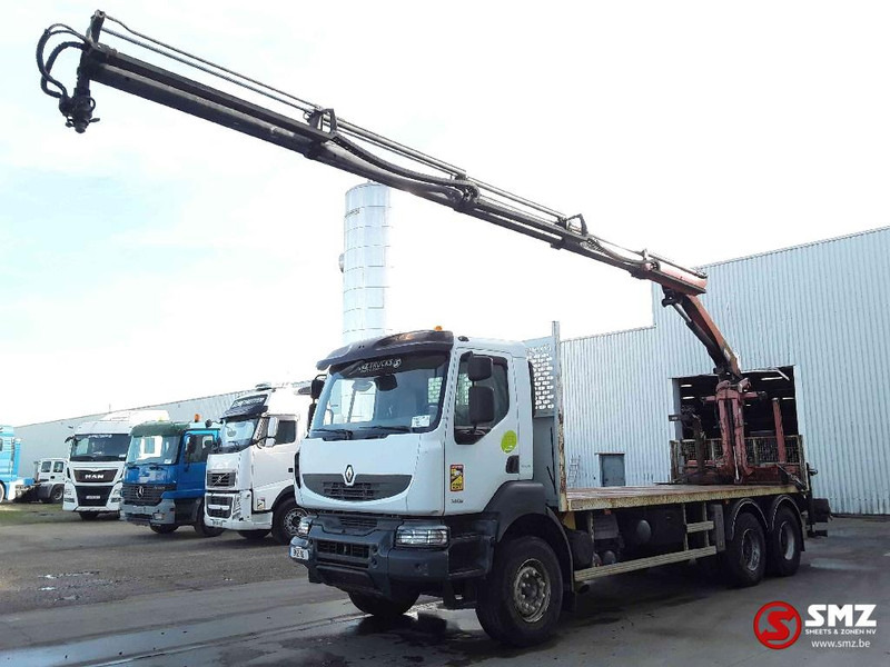Renault Kerax 380 - Camião de caixa aberta/ Plataforma, Camião grua: foto 4 Renault Kerax 380 - Camião de caixa aberta/ Plataforma, Camião grua: foto 4