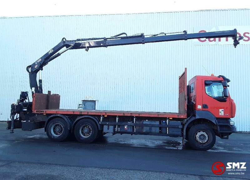 Renault Kerax 430 Hiab 166B_3-remote - Camião de caixa aberta/ Plataforma, Camião grua: foto 4 Renault Kerax 430 Hiab 166B_3-remote - Camião de caixa aberta/ Plataforma, Camião grua: foto 4